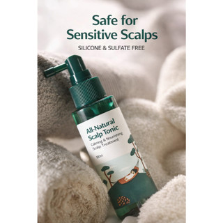 [ROUND LAB] Bộ chăm sóc da đầu Pine Calming Cica Tonic 100ml + Dầu gội 50ml