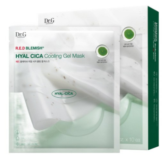 Dr.G Mặt nạ Gel làm mát Red Blemish Hyal Cica 5,10ea