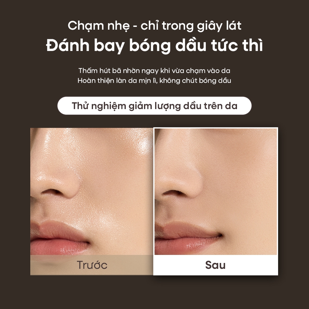 [OBgE Chính hãng] OBgE Phấn phủ nén kiềm dầu dạng gel 5g Oil Control Finisher