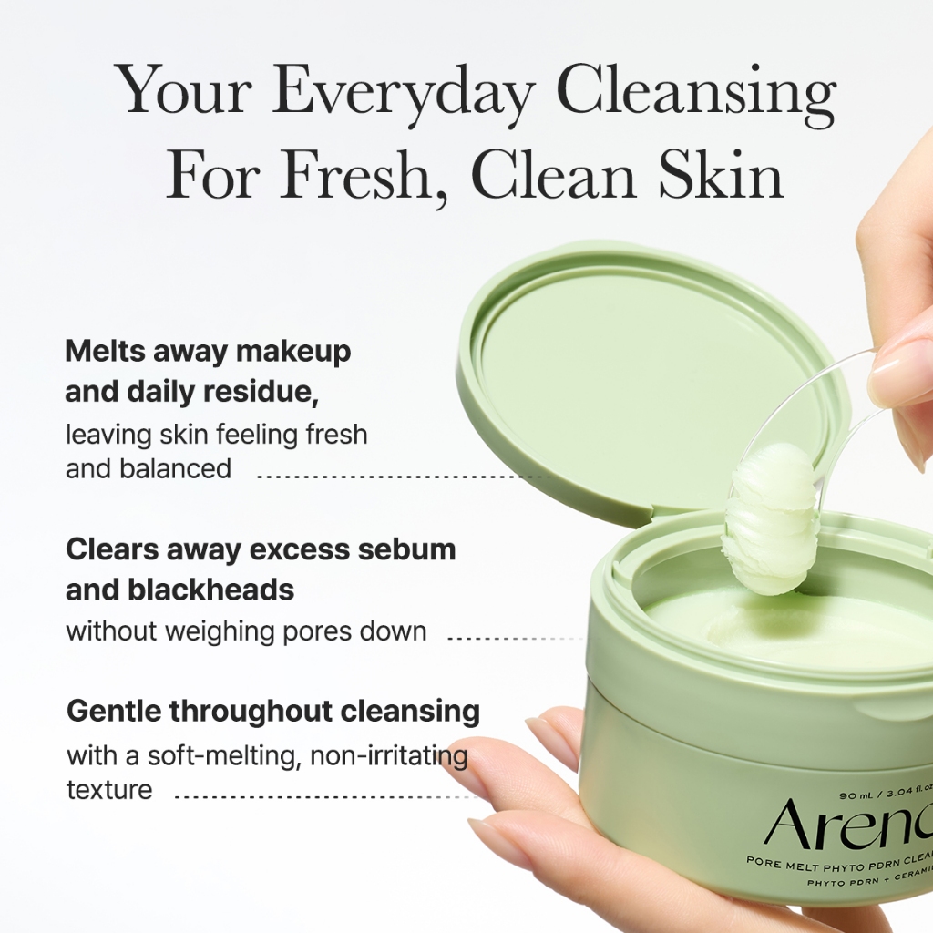 [Arencia] Sáp tẩy trang Pore Melt Phyto PDRN làm sạch sâu lỗ chân lông 90ml
