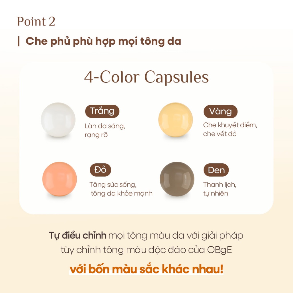 [OBgE Chính hãng] OBgE Lotion che phủ tự nhiên 50g SPF50+ PA++++ | Lotion nâng tông da | Lotion không gây vệt trắng | Lotion 2 trong 1 | Che phủ nhanh lỗ chân lông & khuyết điểm | 4 viên nang hiệu chỉnh màu da