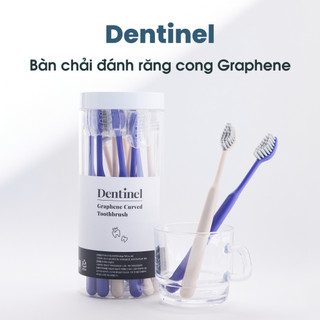 set 10 Bàn chải đánh răng cong Dentinel Graphene
