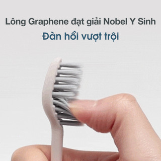 set 10 Bàn chải đánh răng cong Dentinel Graphene