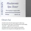 Hyaluronic Spa Toner 500ml, dung dịch axit hyaluronic 5% dưỡng ẩm và làm dịu, nước suối nước nóng nguyên chất (Onsen Sui) tại Hàn Quốc