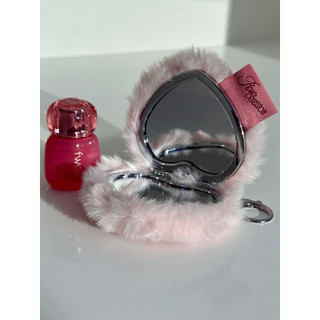 (GWP) fwee Gương Blush Rose Fur / Fur Mirror Keyring (Blush Rose Color)