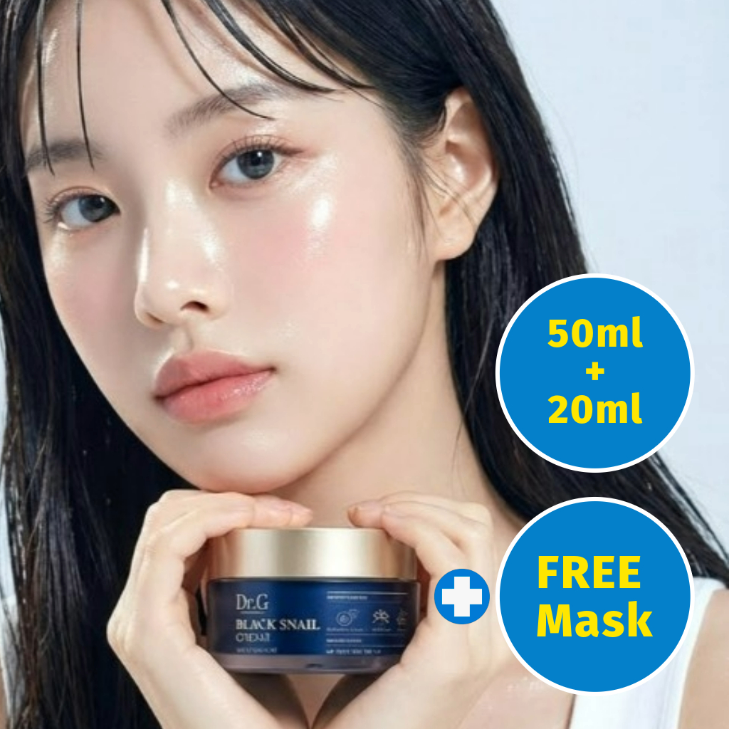 [Dr.G] Bộ đôi đặc biệt Black Snail Cream Premium (50ml + 20ml) | Chăm sóc chống lão hóa & săn chắc
