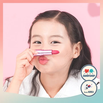 Son dưỡng màu BonBon Friends 3,5g | Hồng sữa / Hồng hồng / Cam đào | Son môi & Son dưỡng màu cho trẻ em | Chăm sóc môi sắc tố tự nhiên