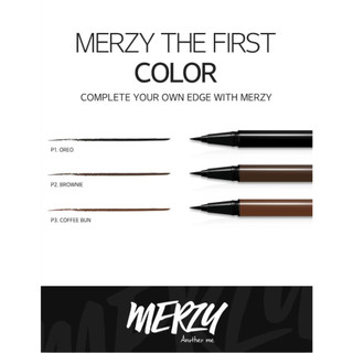 [Merzy] Bút Kẻ Mắt 0.5g｜Đầu cọ siêu mảnh Chống nước Chống lem｜3 màu