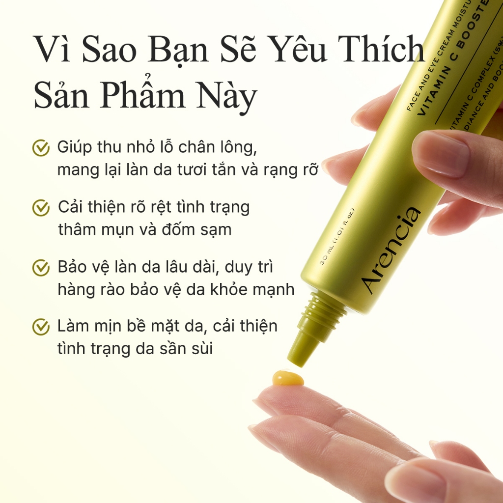 [Arencia] Vitamin C Booster shot Serum sáng da 10ml