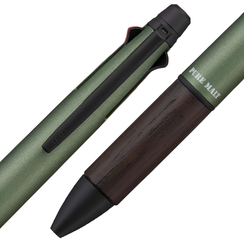 Uni Pure Malt Jetstream Inside Multi Pen 4&1 0.5mm/But Go Soi Thung Whiskey/5-in-1/Nhat Ban