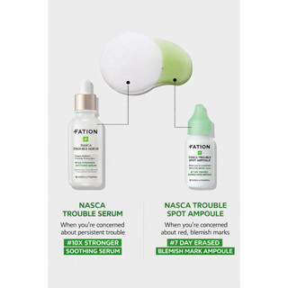 [FATION] Bộ Nosca9 Trouble Toning Ampoule 30ml (+ Trouble Serum 15ml)