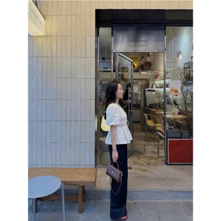 𝙁𝙔𝙉 𝙏𝙊𝙋 - Áo Kiểu Buộc Dây