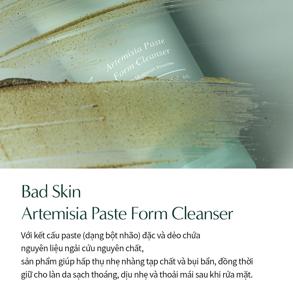 [BADSKIN KOREA] Artemisia Paste-Form Cleanser 100ml