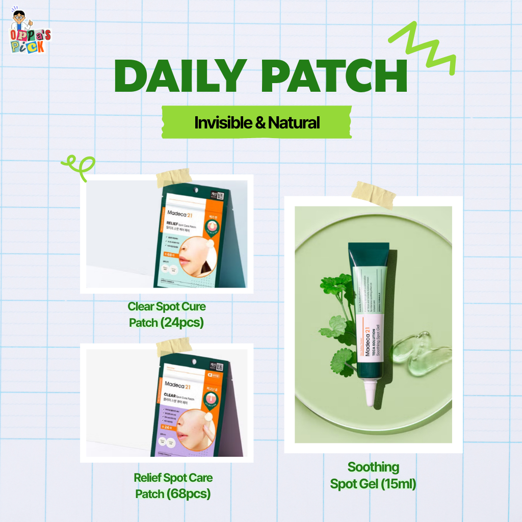 [Madeca21] Cica Soothing & Toning Collection | Mist, Ampoule, Cream, Toner, Patch (Daily Vitality)