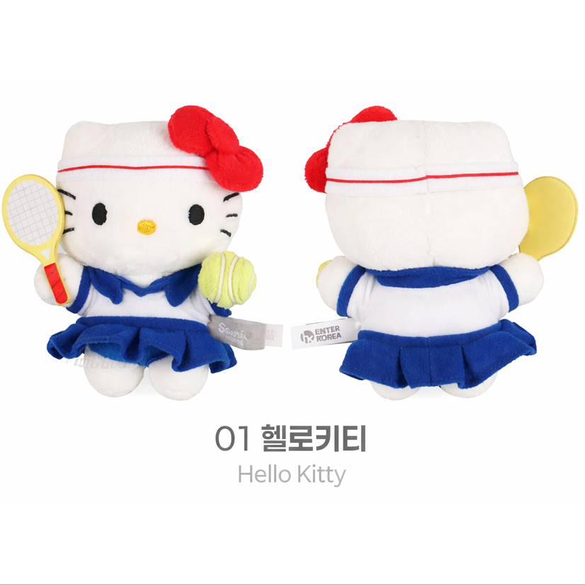 [SANRIO] Túi Tennis quyến rũ 13cm (Kitty / Mymelody / Kuromi / Pompompurin / Cinnamoroll / Pochacco / H