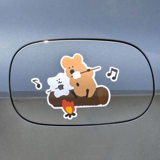 [Dinotaeng] Quokka BOBO Sticker Trang Trí Có Thể Tháo Rời | Sticker Laptop Dễ Thương | Sticker Dán Ô Tô | Không Để Lại Keo