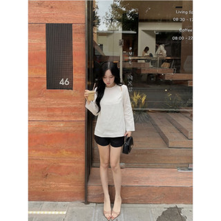 𝙅𝙊𝙔 𝙏𝙊𝙋 - Áo Linen Cổ Tròn