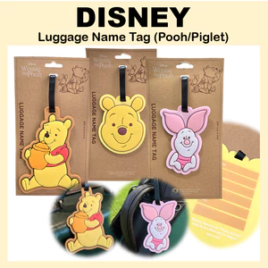 Thẻ tên hành lý Winnie the Pooh Thẻ tên túi Golf (Mật ong Pooh / Mặt Pooh / Heo con)