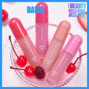 Play 101 của Etude Glow Tint / 01 Berry Tangle Tock / 02 Pink Mongle Tock / 03 Salmon Sparkle / 04 Cherry Soft Tock