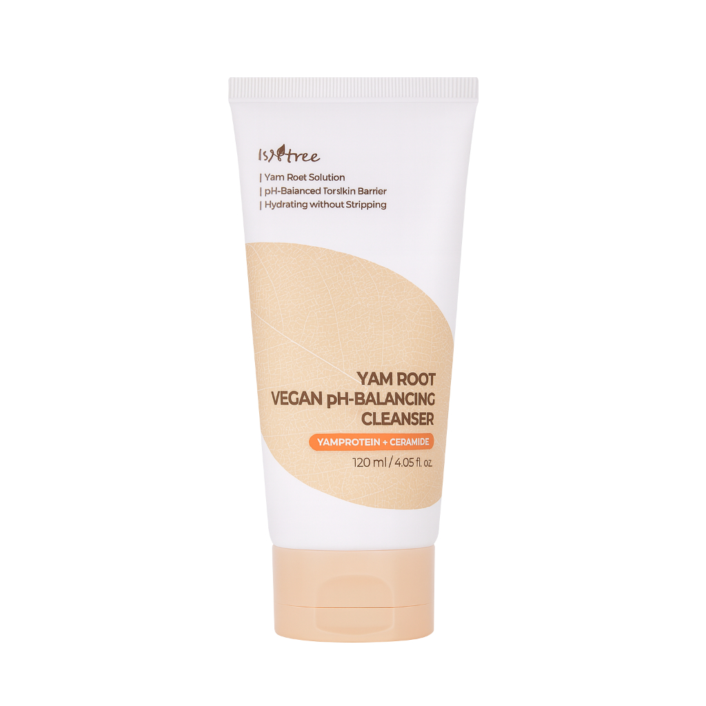 ISNTREE [MỚI] Sữa rửa mặt cân bằng pH Istree Yam Root 120ml | Sữa rửa mặt chăm sóc rào cản da có axit nhẹ và dưỡng ẩm
