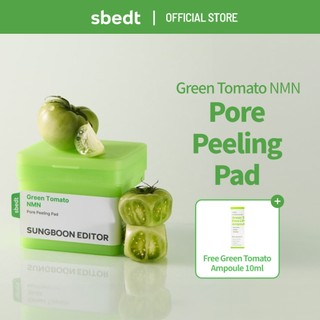[SUNGBOON EDITOR] Green Tomato NMN Pore Peeling Pad 60 chiếc