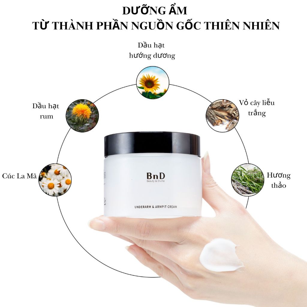 Kem hỗ trợ giảm thâm nách Hàn Quốc (BnD Underarm Cream) - 100g