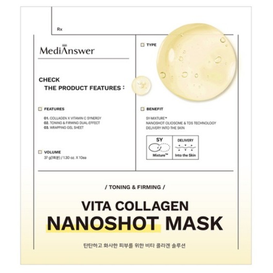 Medianswer Vita Collagen Nanoshot Mask