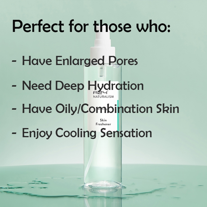 [A24 Official] Nước Cân Bằng Hữu Cơ Skin Cooler | Hỗ Trợ Se Khít Lỗ Chân Lông & Cấp Ẩm 150ml