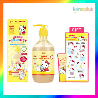 [SANRIO] Sữa tắm toàn thân PLU Vita Glow Moisture Radiance Scrub Mellow Rose 500ml Phiên bản giới hạn