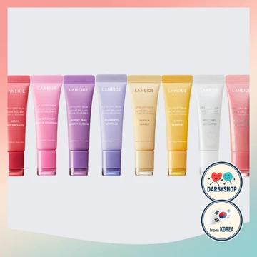 Balm LANEIGE Lip Glowy 10g | 8 Loại | Son dưỡng môi dưỡng ẩm Hàn Quốc | Bóng mềm phát sáng