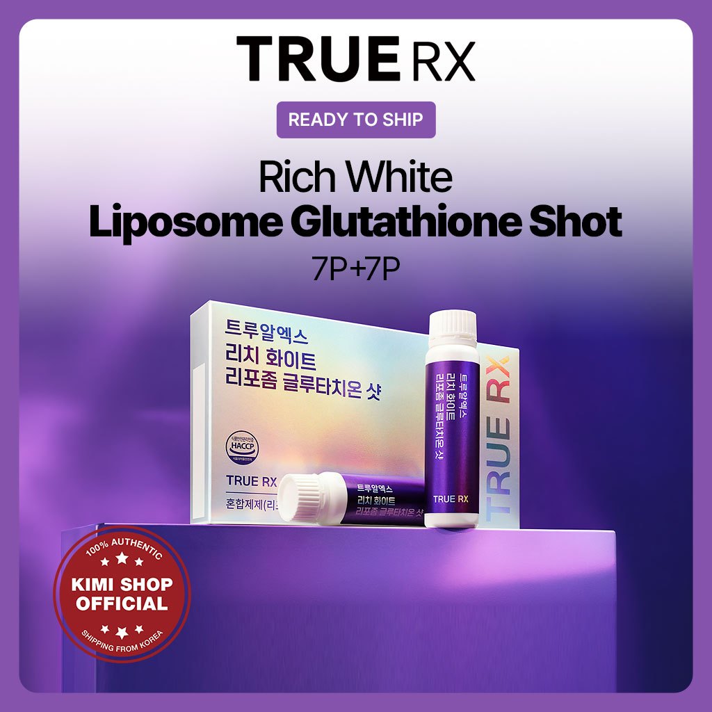 rich white glutathione TRUE RX] Rich White Liposome Glutathione Shot 7P để làm trắng da TRUERX