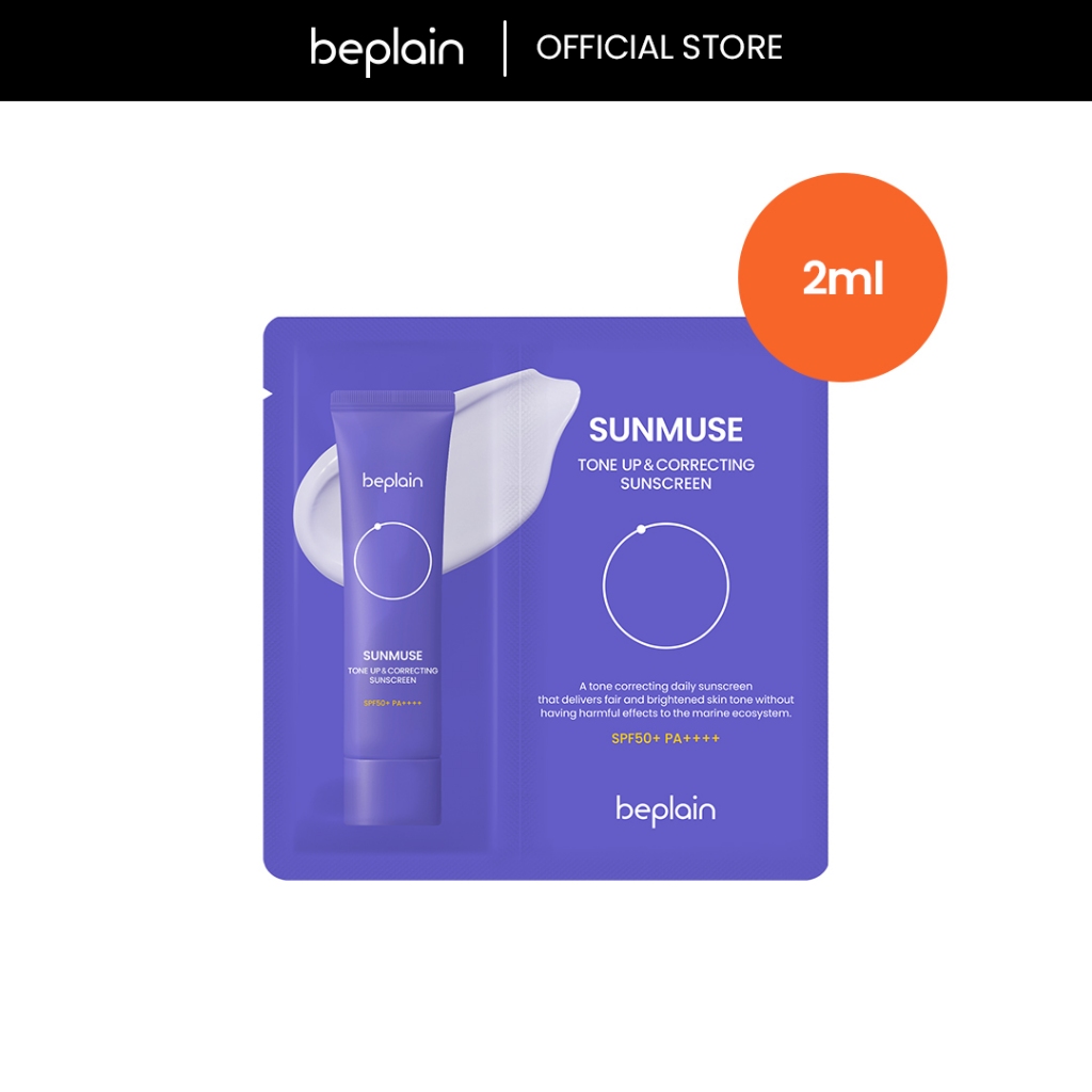 [Sample 2ml] Kem chống nắng BEPLAIN Sunmuse lai Vật Lý & Hoá Học Nâng ...