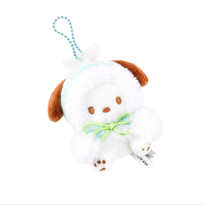 [SANRIO] Màu sắc mùa đông Túi quyến rũ 8cm (Kitty / Mymelody / Cinnamoroll / Pompompurin / Pochacco /