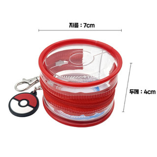 Pokemon Moncolle Ball Hình Mang Theo Túi Móc Khóa Hộp Đựng Di Động