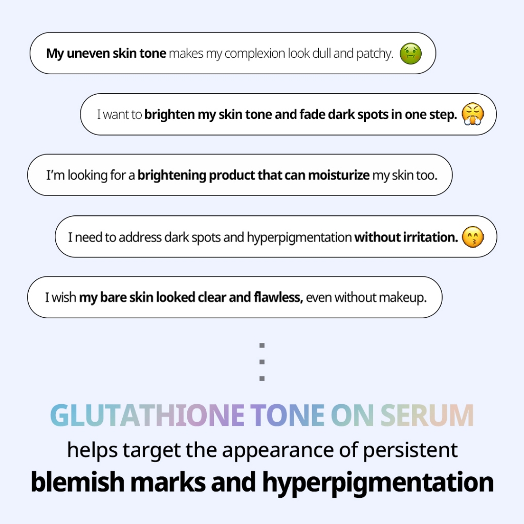 [VT] Loại bỏ vết thâm Glutathione Tone On Serum 5ml