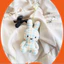 Túi đựng búp bê 8cm chính thức Miffy Hàn Quốc quyến rũ (Rainbow / Pink Check / Cream Check / Denim / Bánh mì nướng / Mocha Check / Vàng / Bạc / Đậu đỏ)