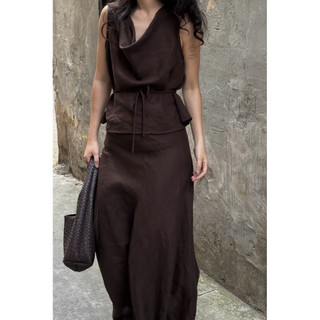 𝙈𝙀𝙀𝙉 𝙏𝙊𝙋 - Áo Linen Cổ Đỗ