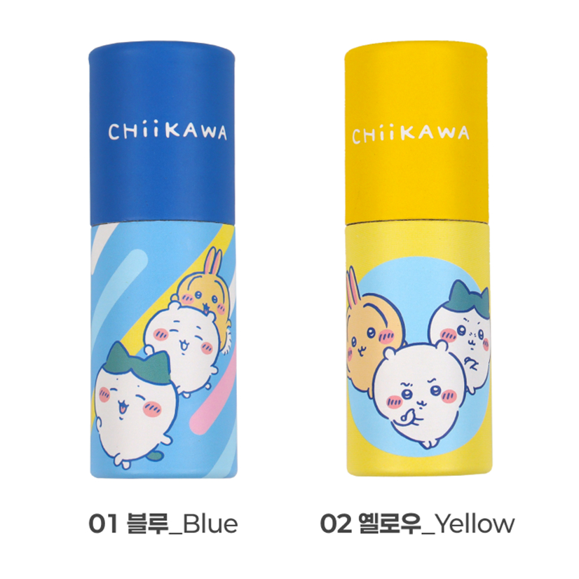 [CHIIKAWA] Bút chì gỗ Mini 12 màu (Vàng / Xanh)