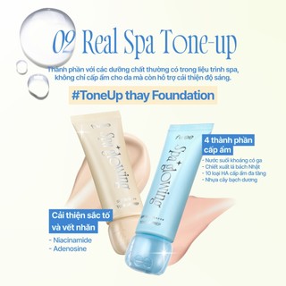 [fwee] Spa Glowing UV Tone Up Base — 2 Màu (35ml)