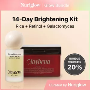 Bộ làm sáng da 14 ngày | Glow Serum Gạo Glutathione + Mặt nạ Retinol 30 miếng