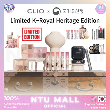 CLIO [CLIP & K-Royal Heritage] Crystal Glam Tint MỚI, Đệm trang phục Kill Cover, MUSE MASTER PALETTE, MIL LASH SUPERPROOF MASCARA
