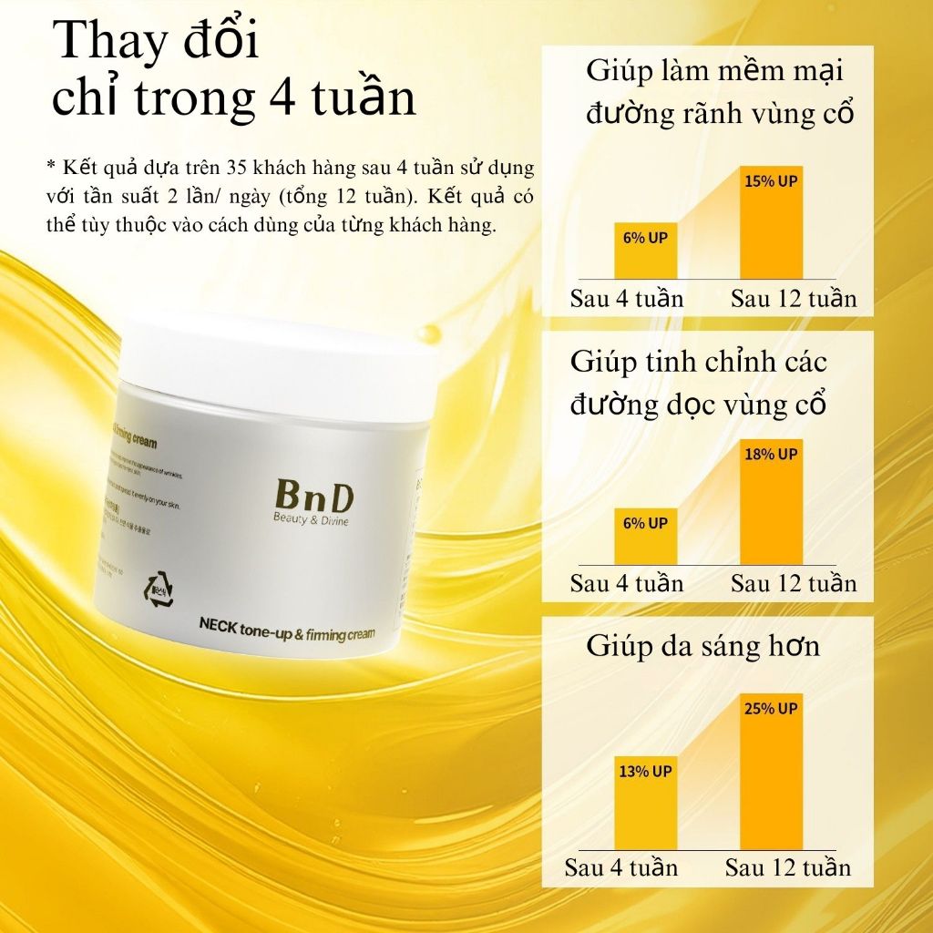 Kem Dưỡng Cổ Hàn Quốc BnD – Làm Săn Chắc & Dưỡng Trắng Vùng Da Cổ & Hàm, Dưỡng Ẩm Chống Lão Hó - 50ml