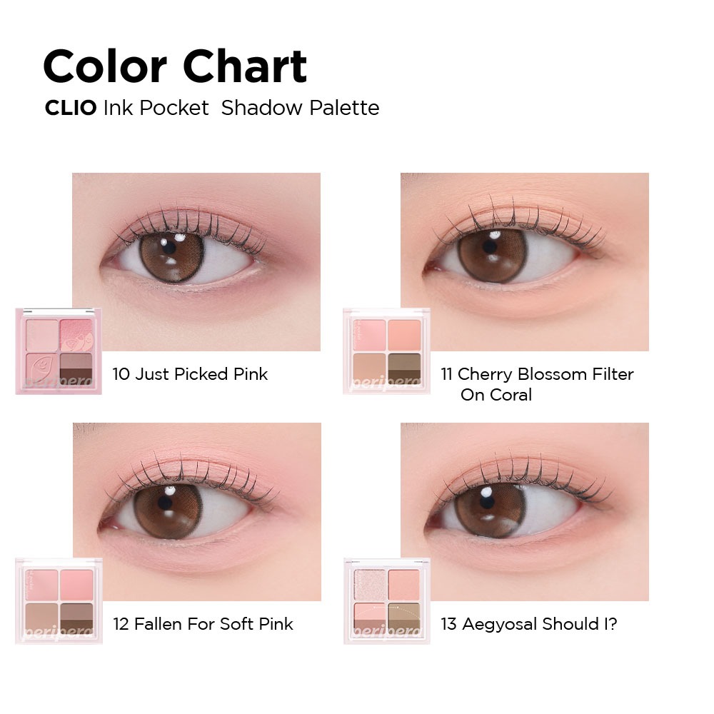 [PERIPERA]🩷 PALETTE SHADOW INK POCKET - 6,4 g / Net Wt. 0,22 Oz.