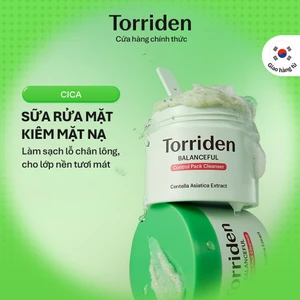 Sữa rửa mặt kiêm mặt nạ BALANCEFUL CICA, 120g, Pack cleanser