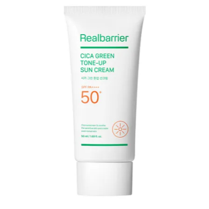 Realbarrier Kem chống nắng Cica Green Tone-Up 50ml