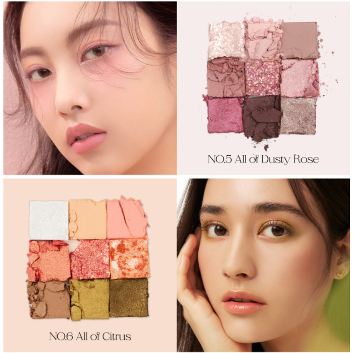 [Unleashia] Bảng Mắt Glitterpedia - Phấn Mắt Vegan 9 Màu - Lấp Lánh Cao
