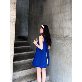 𝙍𝙐𝙇𝙔 𝙏𝙊𝙋- Áo Yếm Linen Xẻ Tà Sau