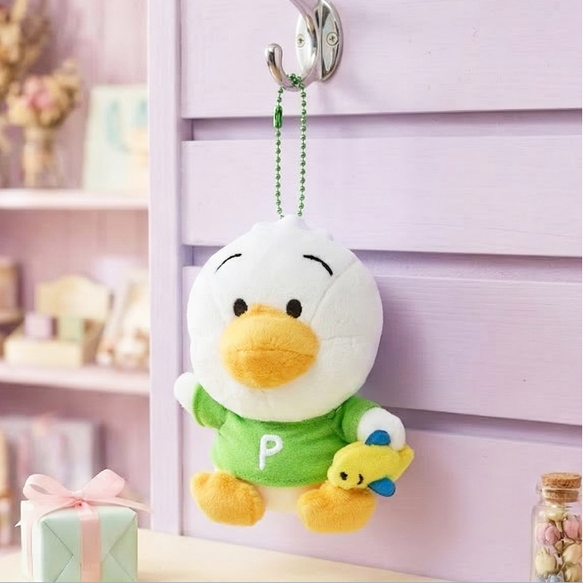 [SANRIO] Túi đựng búp bê Sanrio Buddy Gganbu quyến rũ 13cm (Pochacco / Keroppi / Badtz-Maru / Tuxed