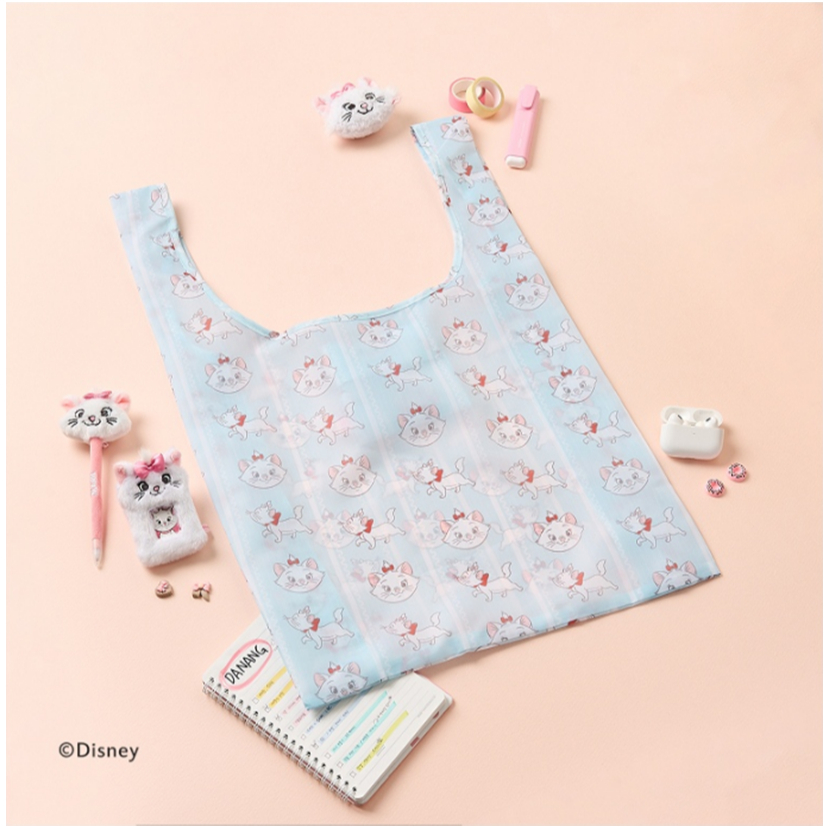 [DISNEY] buttershop SHOP Marie Character Market Bag (bầu trời / hoa oải hương)