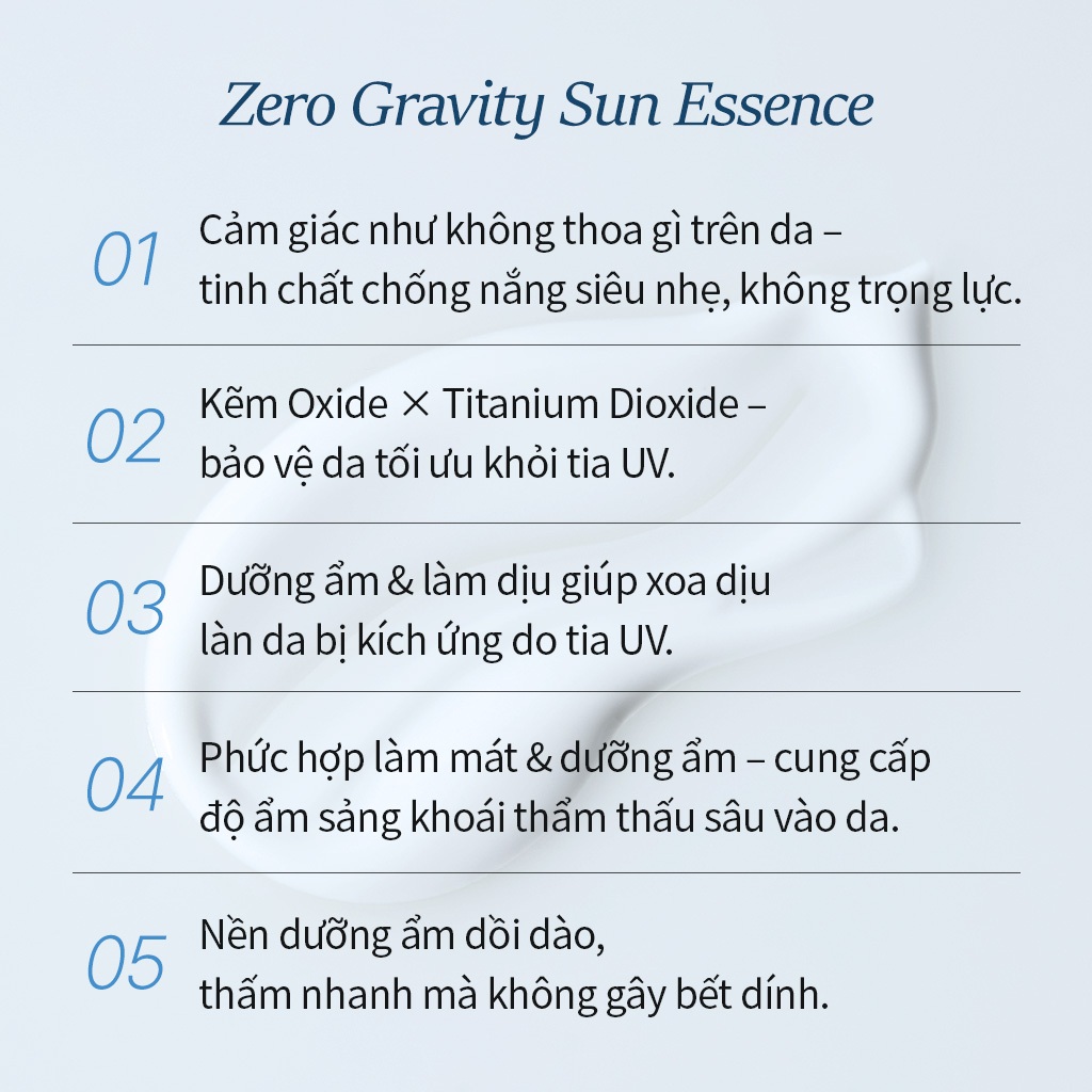 [BADSKIN KOREA] Zero Gravity Sun Essence 50ml, spf50 +, pa + + + +, Chống tia cực tím khoáng chất không Nano nhẹ